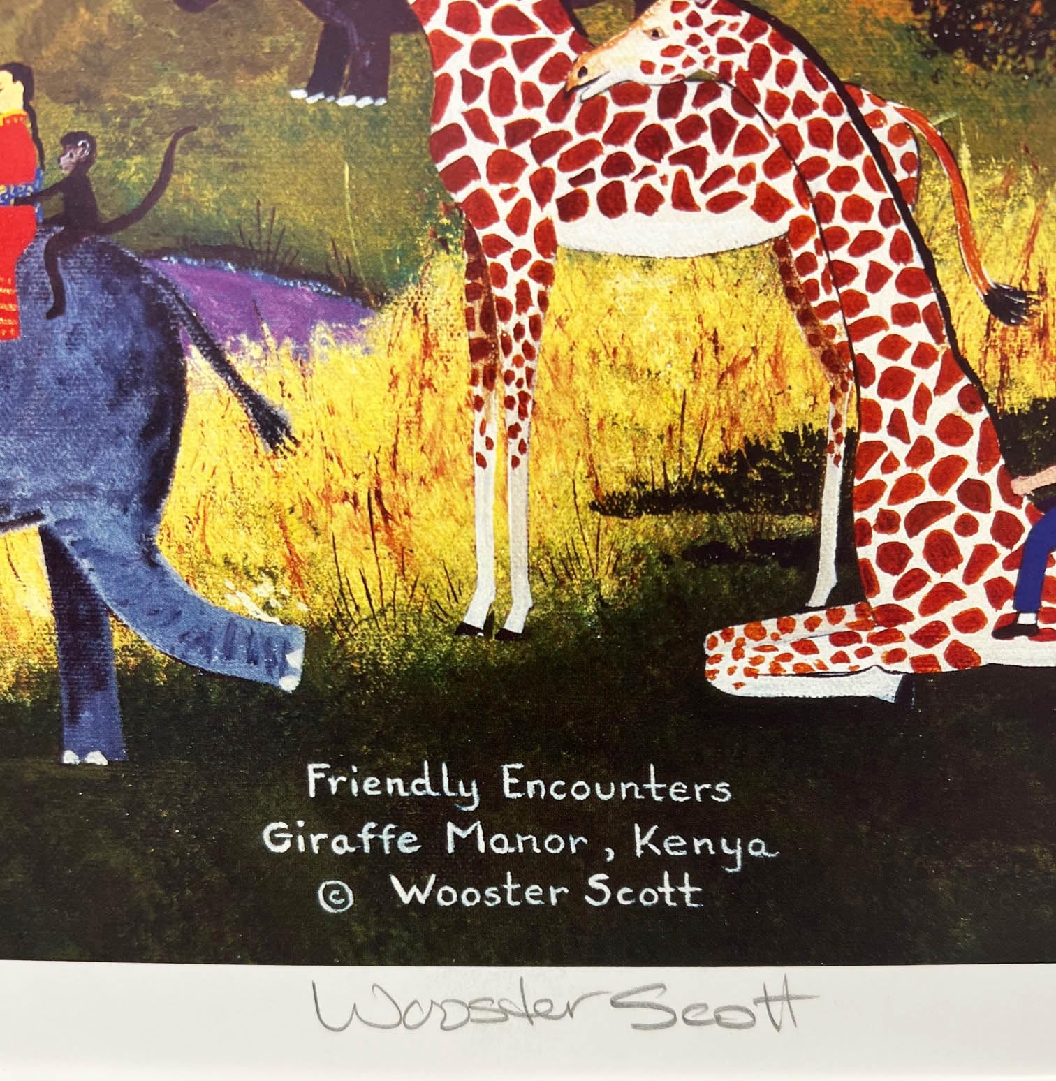 Amazon.com: Jane Wooster Scott Friendly Encounters Framed Hand